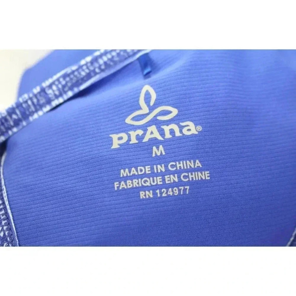 Prana Athletic Tank Top Women's Size M Blue - Picture 5 of 5